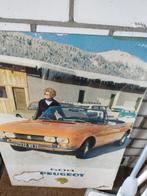 Reclameplaat Peugeot 504 Cabriolet Pininfarina, Verzamelen, Merken en Reclamevoorwerpen, Ophalen, Gebruikt, Reclamebord