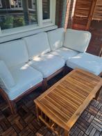 Ikea Nammaro loungeset met Vidaxl tuintafel, Tuin en Terras, Tuinsets en Loungesets, Ophalen, 3 zitplaatsen, Zo goed als nieuw