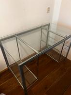 Glazen Bureau/Tafel, Huis en Inrichting, Ophalen of Verzenden, Gebruikt