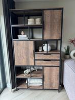 Industrieël vakkenkast met deuren en lades, Ophalen, 200 cm of meer, Zo goed als nieuw, Metaal