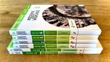 Moderne Wiskunde VWO B Deel 1, 2, 3, 4 + Uitwerkingen 1 & 2. beschikbaar voor biedingen