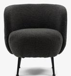 Riviera maison fauteuil corralillo boucle antraciet, Huis en Inrichting, Fauteuils, Ophalen, Zo goed als nieuw, Stof