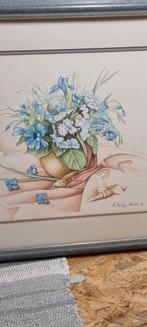 Schilderij in houten lijst, Antiek en Kunst, Kunst | Schilderijen | Klassiek, Ophalen of Verzenden