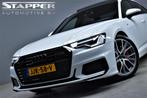 Audi A6 Limousine 55 TFSI e 367pk Quattro S-Line Competition, Auto's, Audi, Automaat, Gebruikt, 4 cilinders, Wit