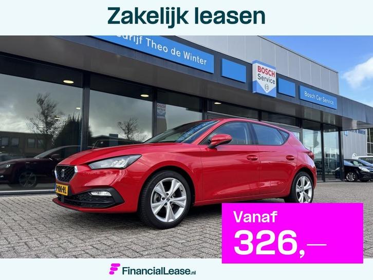 SEAT Leon 1.0 TSI Reference| LED, Clima, Navi, Cruise, CarPl, Auto's, Seat, Bedrijf, Lease, Financial lease, Leon, ABS, Airbags
