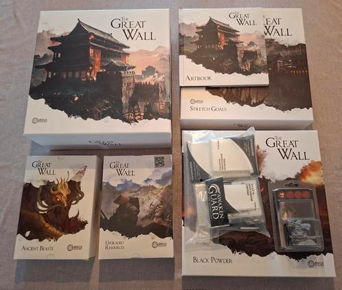 KS The Great Wall (+ Stretchgoals & Expansions), Hobby en Vrije tijd, Gezelschapsspellen | Bordspellen, Zo goed als nieuw, Ophalen of Verzenden