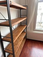 Stellingkast - Industrieel Design, Ophalen, Met plank(en), 100 tot 150 cm, Teakhout