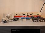 Siku 3721 Budweiser Clydesdales Horse Van Volvo White Truck, Ophalen of Verzenden, Zo goed als nieuw, Bus of Vrachtwagen, SIKU