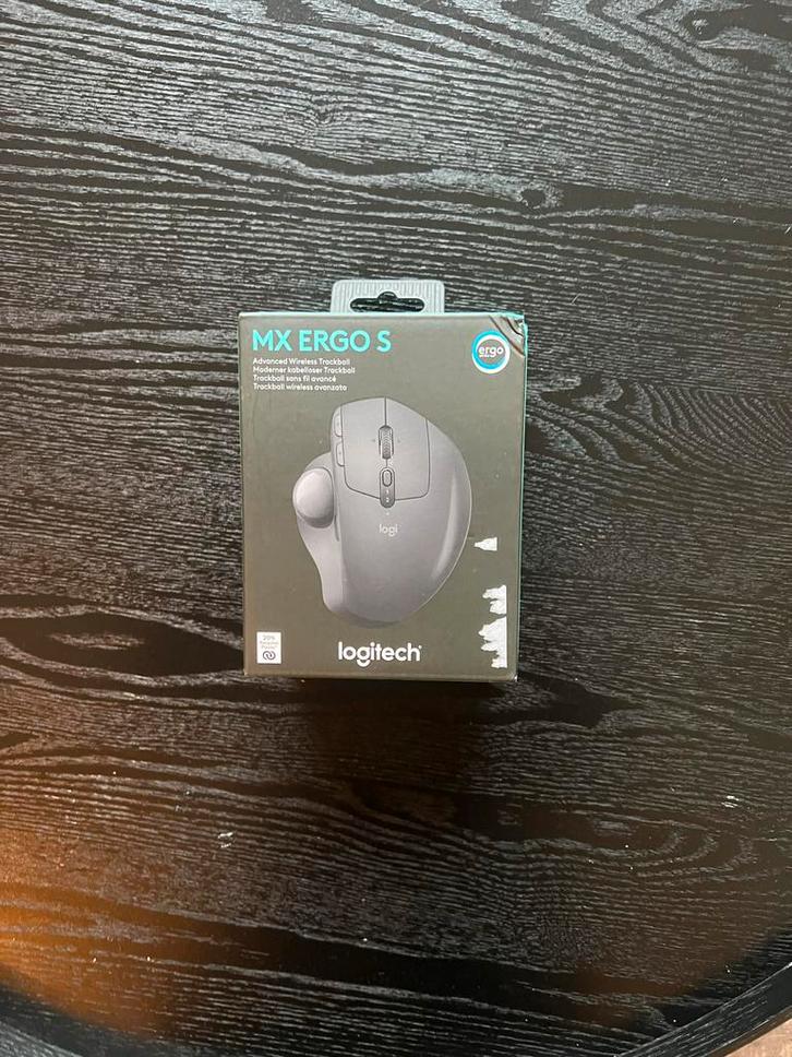 Logitech MX Ergo S - Draadloze Trackball Muis, Computers en Software, Muizen, Nieuw, Trackpad, Rechtshandig, Draadloos, Ergonomisch