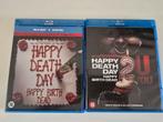 Blu-ray happy death day & happy death day 2u, Ophalen of Verzenden, Zo goed als nieuw, Horror