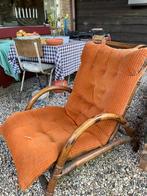 Vintage rotan manou stoel, Huis en Inrichting, Ophalen of Verzenden, Bruin, Eén
