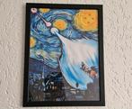 Dragon Ball Vincent Van Gogh Starry Night 30*40cm, Rechthoekig Staand, Met lijst, Nieuw, Ophalen of Verzenden