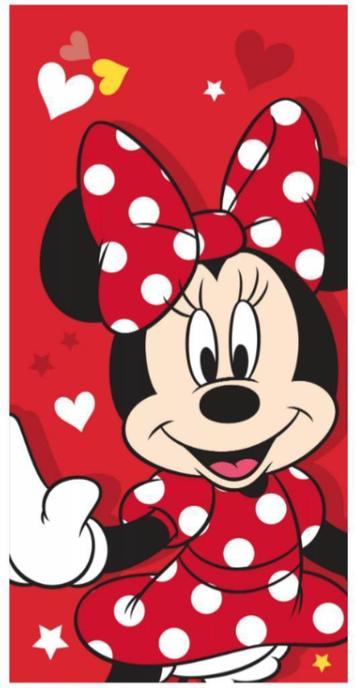 Minnie Mouse Badlaken / Strandlaken Rood - Disney beschikbaar voor biedingen