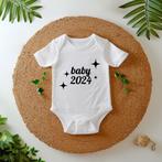Baby rompertjes, babies baby 2024 body wit katoen., Nieuw, Ophalen of Verzenden, Jongetje of Meisje, The cute cloud.