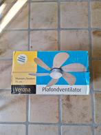 Plafonventilator verona titanium/beuken, Ophalen, Nieuw