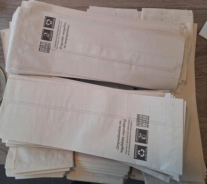Papieren Zakjes - 488 stuks - Nieuw!, Diversen, Papierwaren, Ophalen of Verzenden