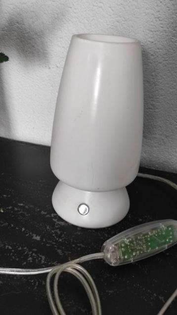 Retro tafellamp matglas wit Lucide beschikbaar voor biedingen