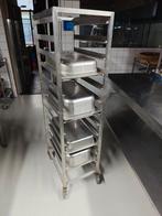 Gastronorm Bakken Karretje RVS, Ophalen, Gebruikt