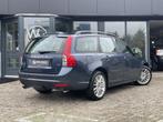 Volvo V50 2.5 T5 AWD 230 pk automaat | Leder | Trekhaak | Yo, Auto's, Gebruikt, Beige, Parkeersensor, Blauw