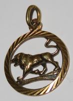 Gouden hanger leeuw, 14 karaat, Antiek en Kunst, Verzenden, Goud