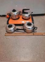 maybaum 1970? kinder kookplaat gastel electrische pannenset., Gebruikt, Vrijstaand, Elektrisch, 4 kookzones