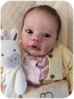 Reborn baby Primrose 🩷wakker🩷, Verzamelen, Poppen, Ophalen of Verzenden, Nieuw, Babypop