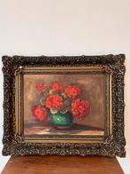 Stilleven Geraniums, 20e eeuw, Antiek en Kunst, Ophalen of Verzenden