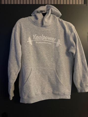 Lichtgrijze knolpower hoodie maat 152 beschikbaar voor biedingen