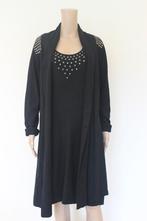 Dolce Vita set van jurk en lang vest maat 38/42 (maat 40), Maat 38/40 (M), Kostuum of Pak, ., Zwart