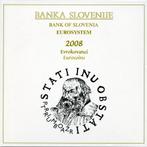 BU set Slovenie 2008 Blister - 1 cent t/m 3 euro (9 Munten), Postzegels en Munten, Munten | Europa | Euromunten, Verzenden, Slovenië