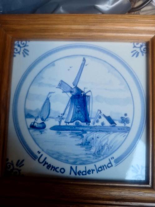 Urenco Nederland Tegeltableau, Antiek en Kunst, Antiek | Wandborden en Tegels, Ophalen of Verzenden