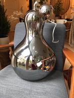 Moderne zilverkleurige hanglamp, Ophalen, Zo goed als nieuw, Metaal, 50 tot 75 cm