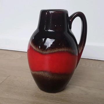 West Germany vaas, bruin rood, 16cm, 414-16 beschikbaar voor biedingen