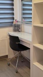 💄 Make-uptafel – wit (120x41 cm), Ophalen, Zo goed als nieuw, Bureau