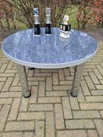 Amerikaanse Bel Air salontafel bijzet tafel fifties sixties, Ophalen, 50 tot 100 cm, Rond, 50 tot 100 cm