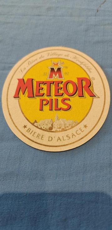 bierviltje Meteor pils Bierre d'alsace beschikbaar voor biedingen