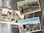 3 ansichtkaarten Vlissingen Station, Beursplein Bellamypark, Ophalen of Verzenden, 1940 tot 1960, Ongelopen, Zeeland
