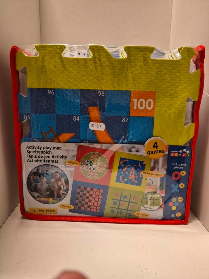 Nieuwe Speelmat met 4 Spellen - Zacht voor Kinderen, Kinderen en Baby's, Speelgoed | Overig, Nieuw, Jongen of Meisje, Ophalen of Verzenden