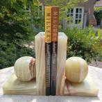 Art deco marmeren onyx boekensteunen, Bauhaus stijl, Ophalen of Verzenden