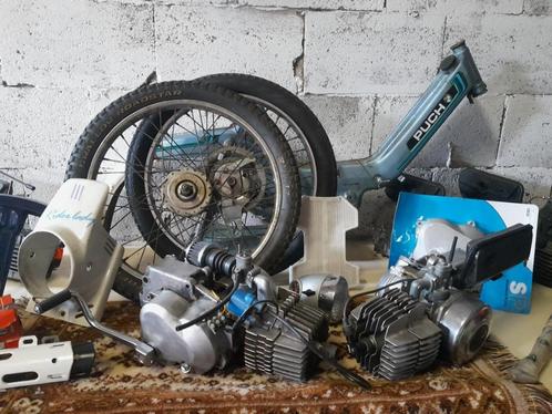 Puch Maxi groot en divers aanbod, Fietsen en Brommers, Brommeronderdelen | Puch, Gebruikt, Blok, Ophalen