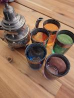 Vintage Marokkaanse Theepot met Glazen, Ophalen