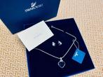 Swarovski set – Blauwe/paars harten, nieuw met doos, Ophalen of Verzenden, Nieuw, Paars, Overige materialen