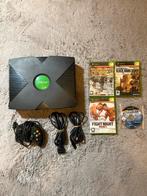 Xbox Original + Games - Klassieker!, Ophalen of Verzenden, Gebruikt, Met 1 controller, Met games
