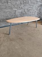Kiezelvorm salontafel 120*60. Maatwerk mogelijk, Ophalen, 100 tot 150 cm, Rond, 50 tot 100 cm