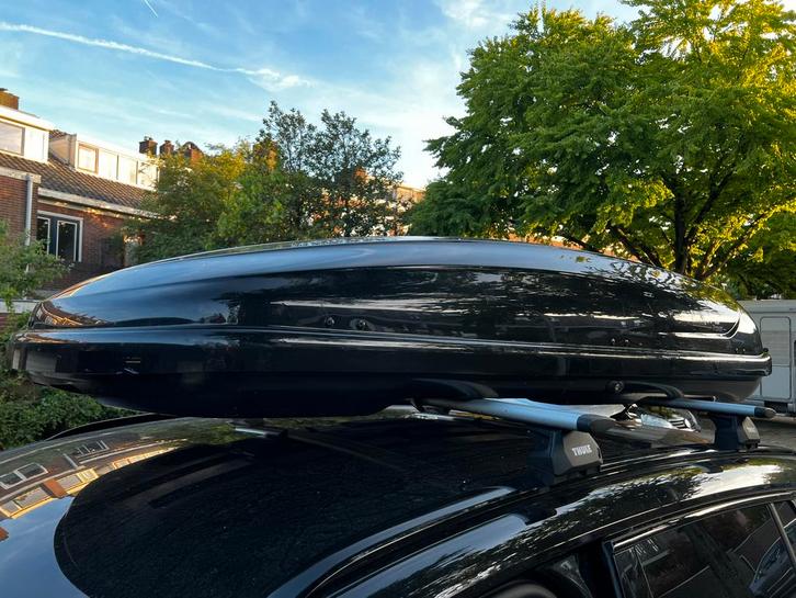 TE HUUR Hapro Traxer dakkoffer 530L, Auto diversen, Dakkoffers, Gebruikt, Ophalen