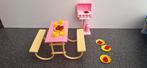 Barbie picknick set | vintage 1989 | barbecue, Ophalen of Verzenden, Gebruikt, Accessoires