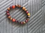 armband kralen, Overige materialen, Gebruikt, Bruin, Verzenden
