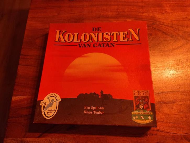 Kolonisten van Catan - Klassieker!, Hobby en Vrije tijd, Gezelschapsspellen | Bordspellen, Gebruikt, Drie of vier spelers, Ophalen of Verzenden