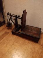 Antieke Bascule Weegschaal, Doe-het-zelf en Verbouw, Weegschalen, Ophalen of Verzenden, Gebruikt