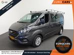 Ford Transit Custom 130pk Automaat L2H1 Trend Dubbele cabine, Auto's, Bestelauto's, Stof, Euro 6, 4 cilinders, 129 pk
